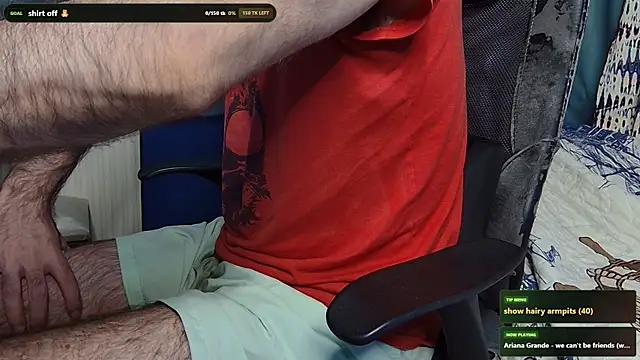 hairybearcb: διαδικτυακό σόου στην κάμερα