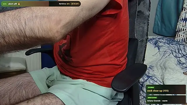 hairybearcb: διαδικτυακό σόου στην κάμερα