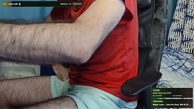 hairybearcb: διαδικτυακό σόου στην κάμερα