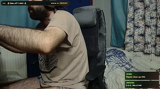 hairybearcb: διαδικτυακό σόου στην κάμερα