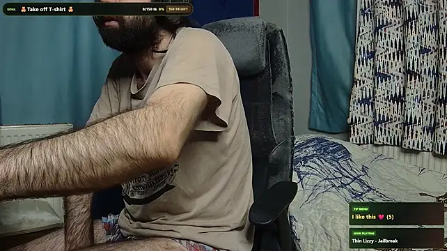 hairybearcb: διαδικτυακό σόου στην κάμερα