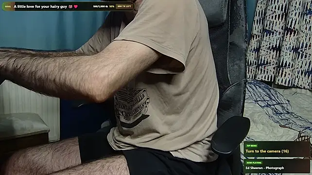 Show de hairybearcb na webcam