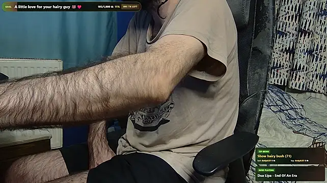 Show modela hairybearcb na web-kameri