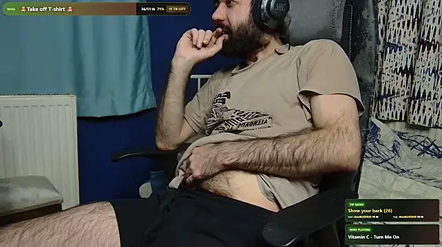 Pertunjukan Kamera Web hairybearcb