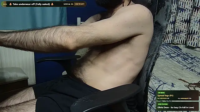 hairybearcb: διαδικτυακό σόου στην κάμερα
