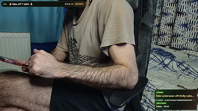 Show de hairybearcb na webcam