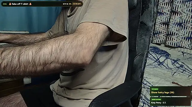 Show de hairybearcb na webcam