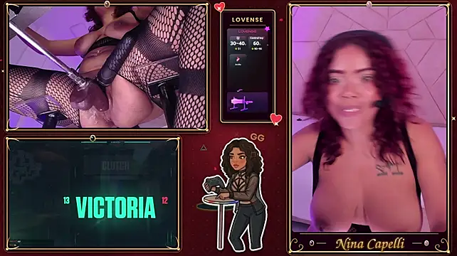 Show de NinaCapelli na webcam