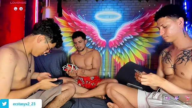 Show de ECSTASYX2-23 na webcam