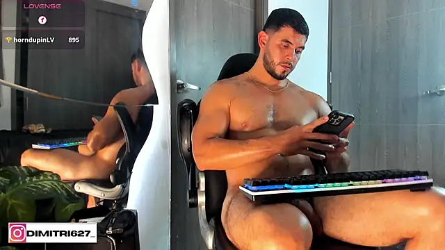 Dimitri_Bass: διαδικτυακό σόου στην κάμερα