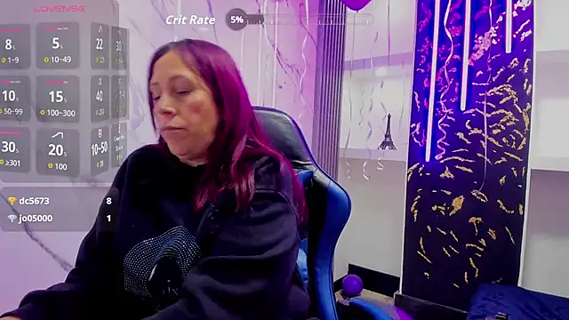 Chantalvedetteのウェブカメラショー
