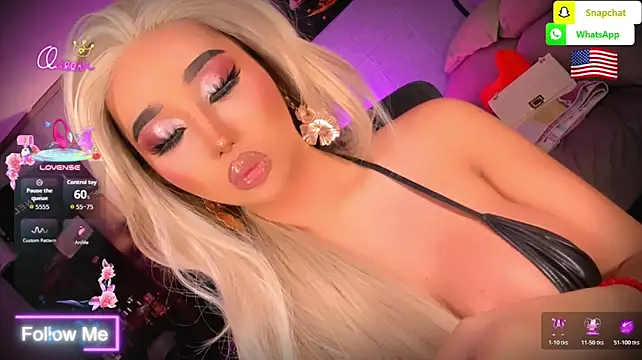 Show de _prettyjawdropper_ na webcam
