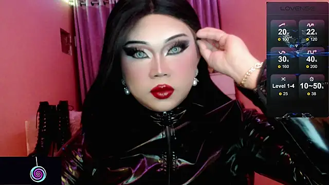 Show de LadyHypnotist na webcam