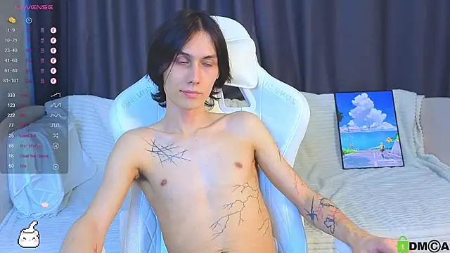 Show modela bd_black na web-kameri