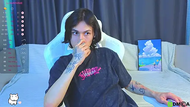 Show de bd_black na webcam