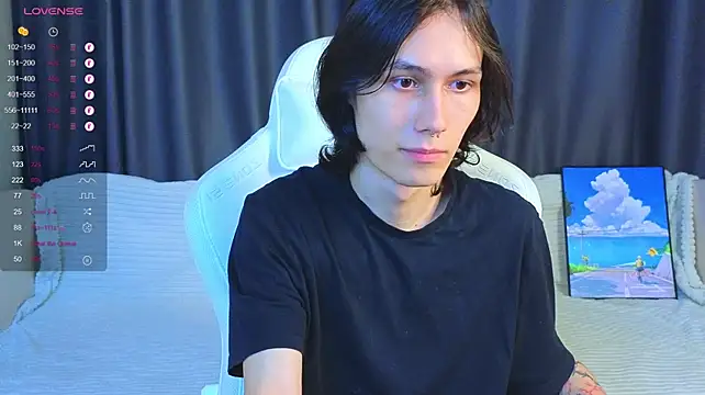 Show modela bd_black na web-kameri