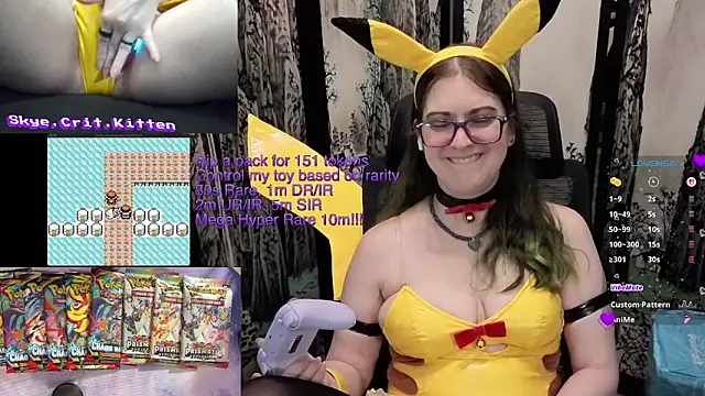 CritKitten Show in webcam