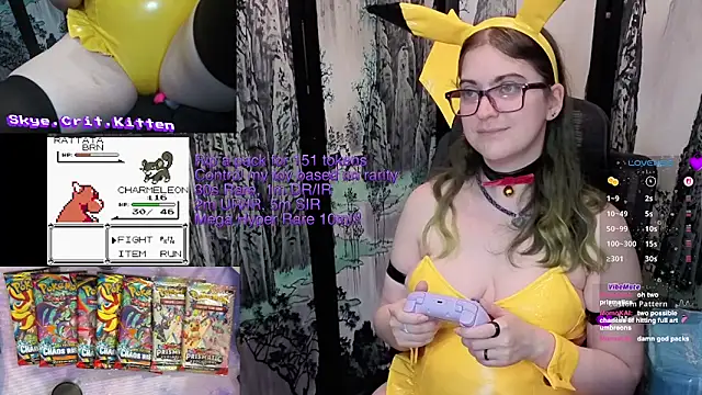 CritKitten Show in webcam