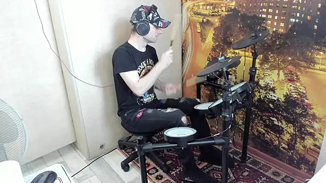 NakedDrums Webcam Show