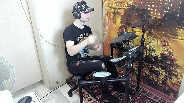 NakedDrums Webcam-Show