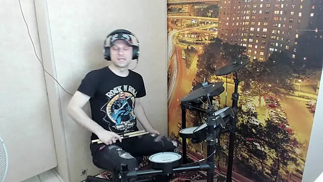 Show Webcam de NakedDrums