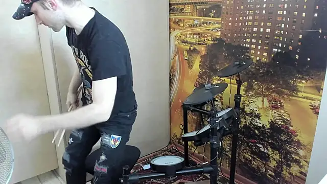 NakedDrums webkamerás műsora