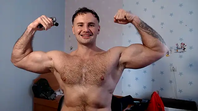Webkamerová show muscle_uncut