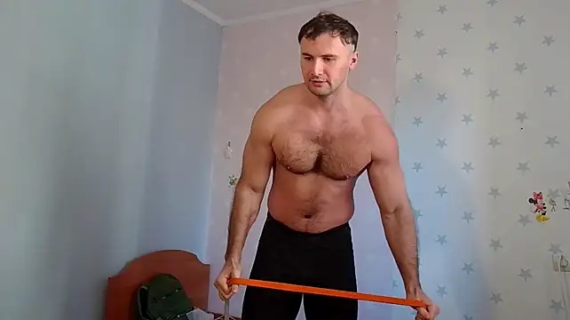 Webkamerová show muscle_uncut