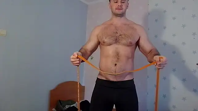 Webkamerová show muscle_uncut