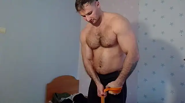 Webkamerová show muscle_uncut