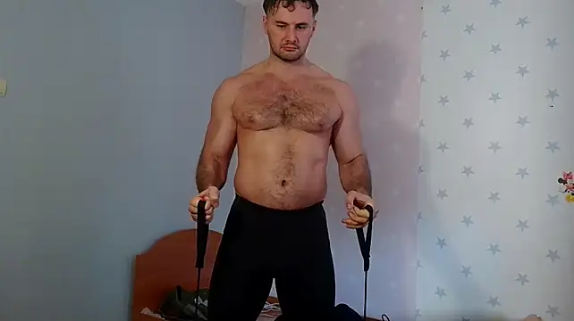 Webkamerová show muscle_uncut