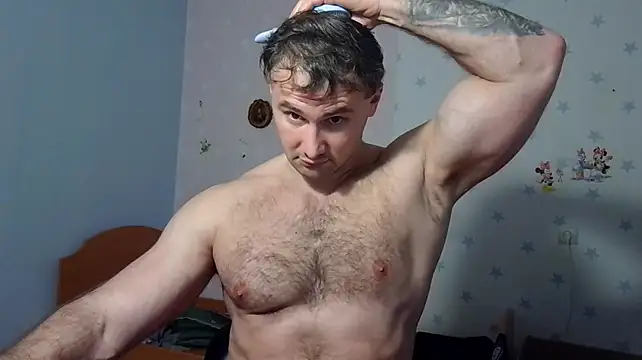 Webkamerová show muscle_uncut