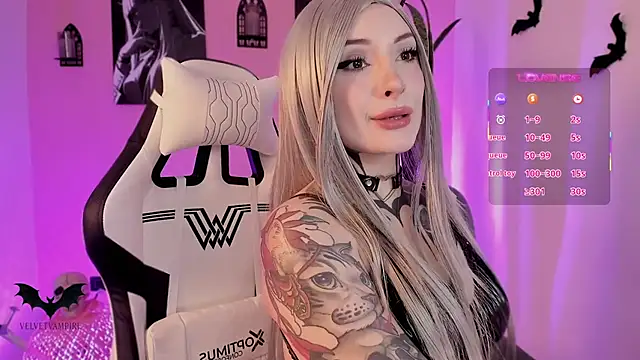 Show de webcam de VelvetVampiree