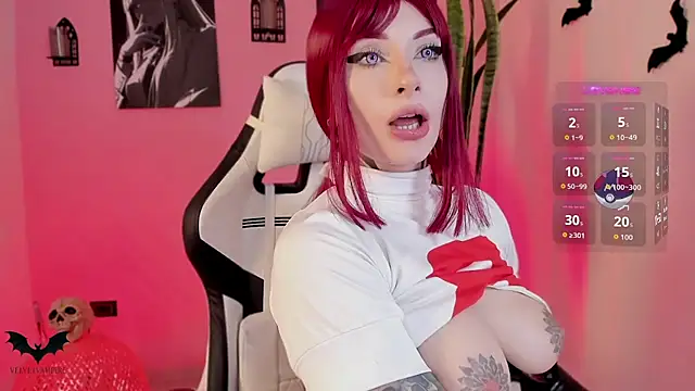 VelvetVampiree Adlı Modelin Canlı XXX Sohbeti