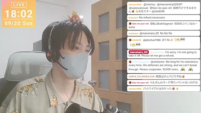 marumaru_00のウェブカメラショー