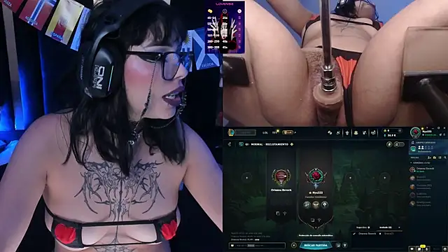 Show webcam de Nyveth