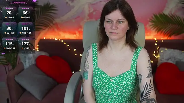 Show modela TinaMelt na web-kameri