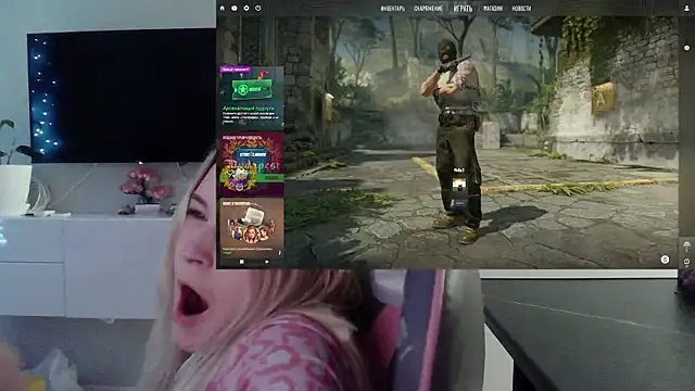 Pertunjukan Kamera Web VladaLevine