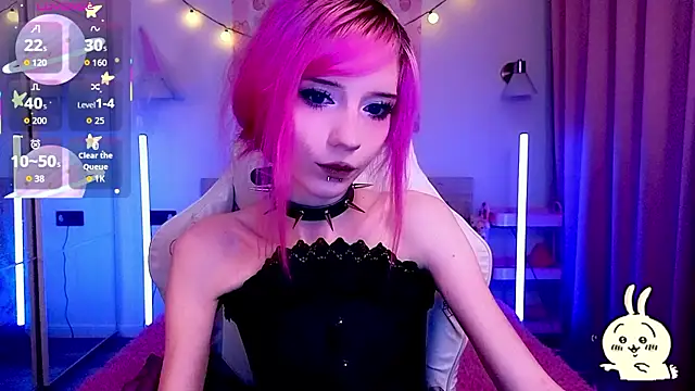 XXX chat uživo modela GothicLali