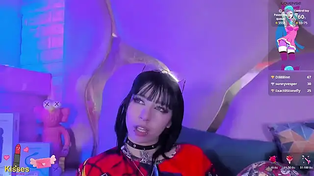 Show de NaniiSisy na webcam