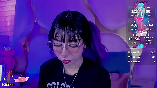 Show de NaniiSisy na webcam