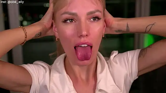 Show de Ohbabykelly na webcam