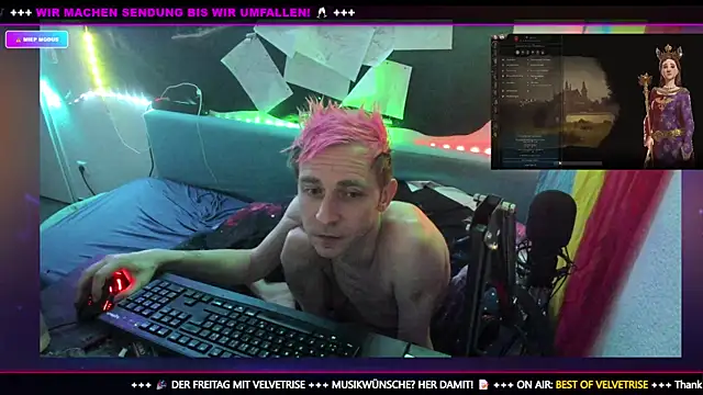 VelvetRise Pertunjukan Webcam