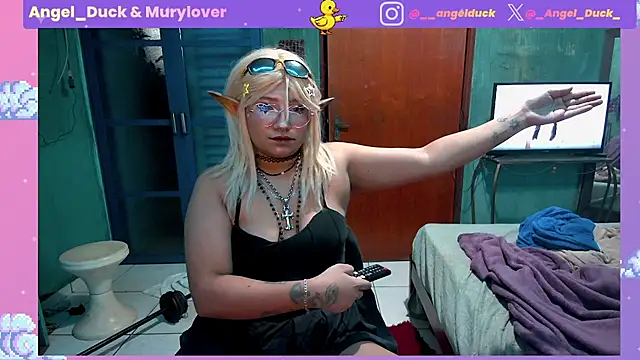 Show de Angel_Duck na webcam