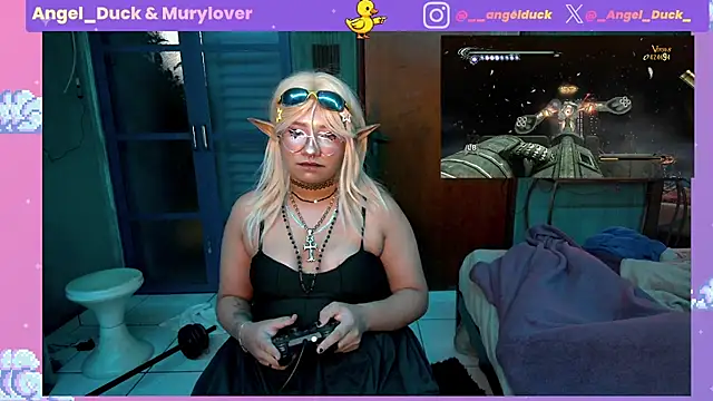 Show de Angel_Duck na webcam