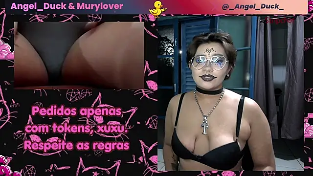 הופעת וובקאם של Angel_Duck