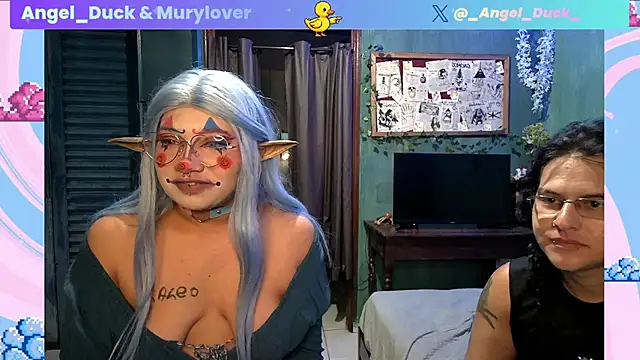 הופעת וובקאם של Angel_Duck