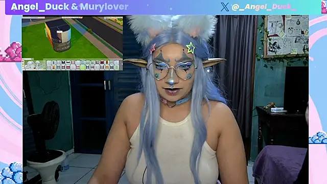 Show de Angel_Duck na webcam