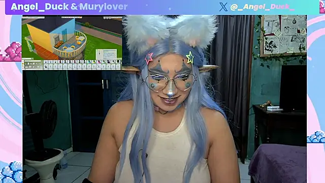 Angel_Duck Show in webcam