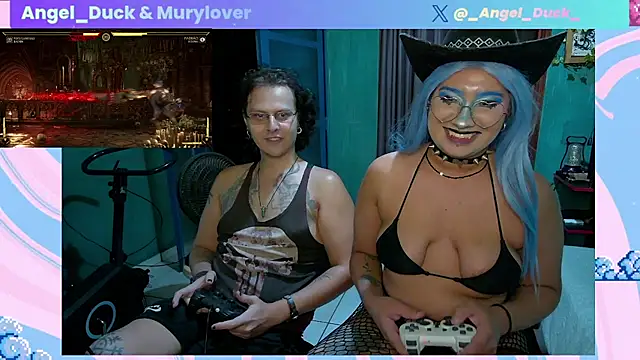Show de Angel_Duck na webcam